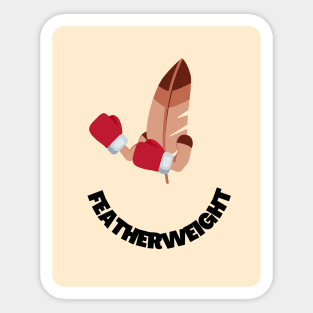 Featherweight Boxer Sticker